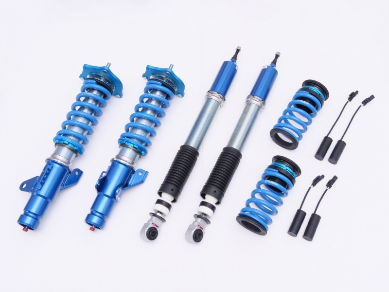 Honda Civic Coilover Suspension Kit - Cusco - Sport R Mono-Tube 24-way Adj Damper - Blue - `18-`25